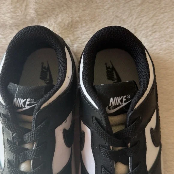 Nike Dunk Low (TDE)Size 7.5 C Toddler Panda Black White CW1589-100. NWOT. - Picture 2 of 6